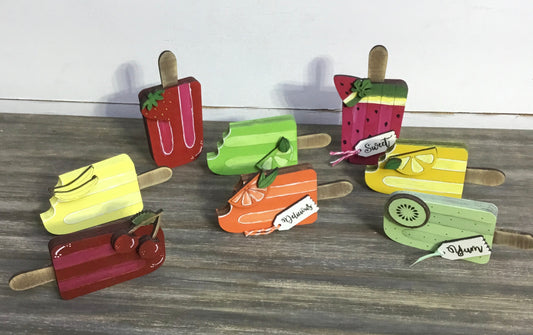 Fruit Popsicle Shelf Sitters