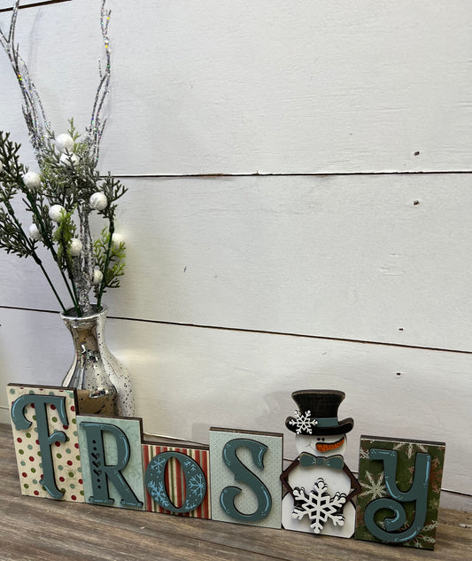 Frosty Word Block