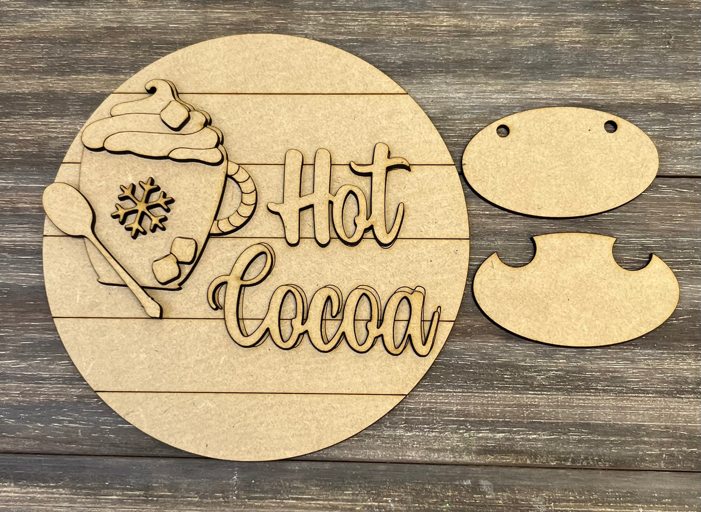 6" Hot Cocoa Sign