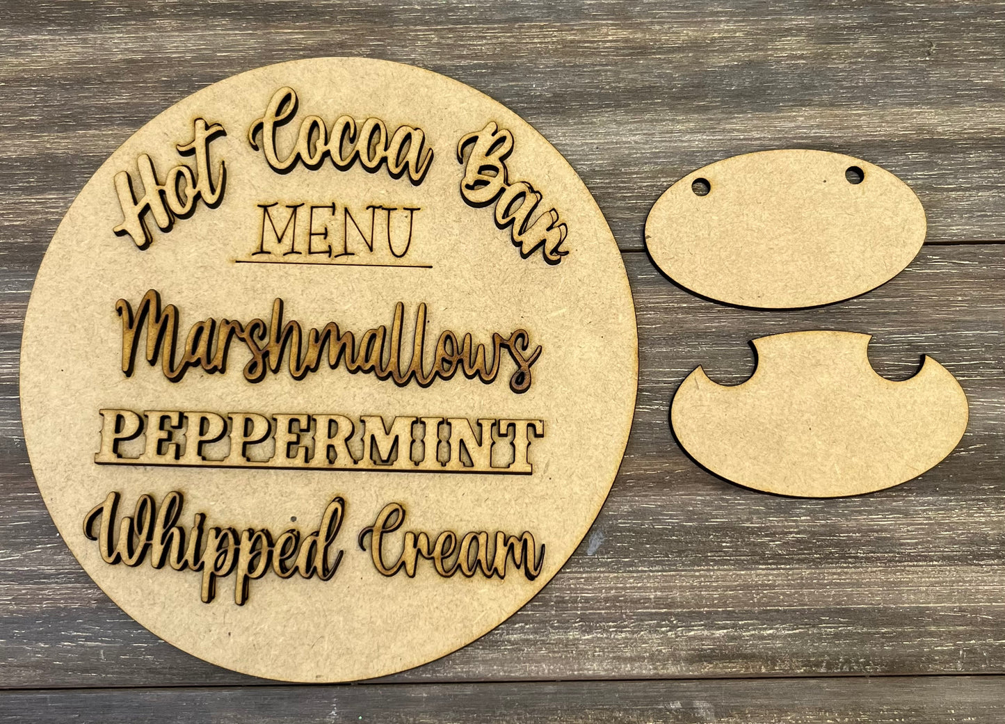 6" Hot Cocoa Sign
