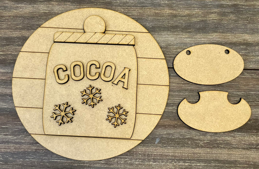 6" Hot Cocoa Sign