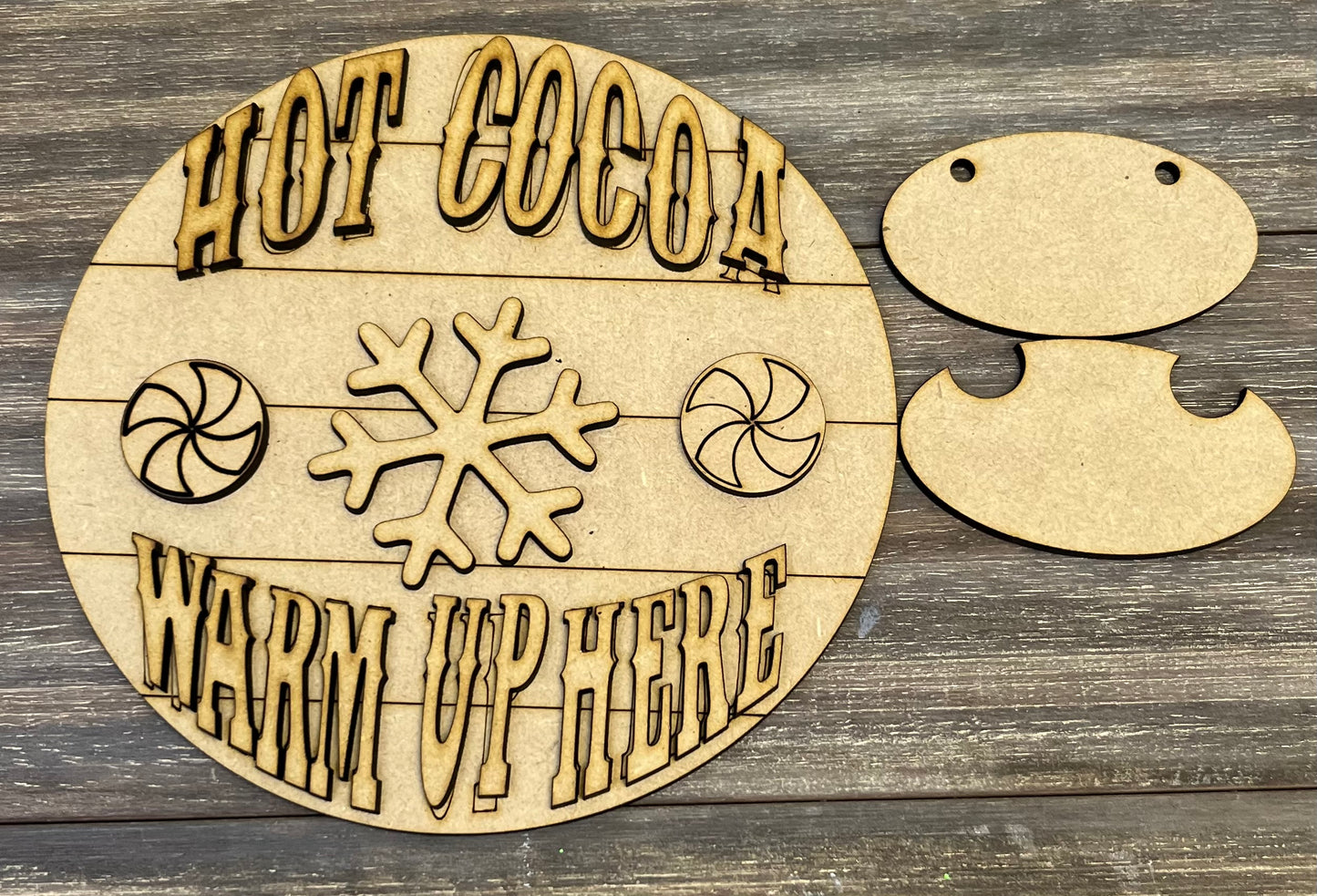 6" Hot Cocoa Sign