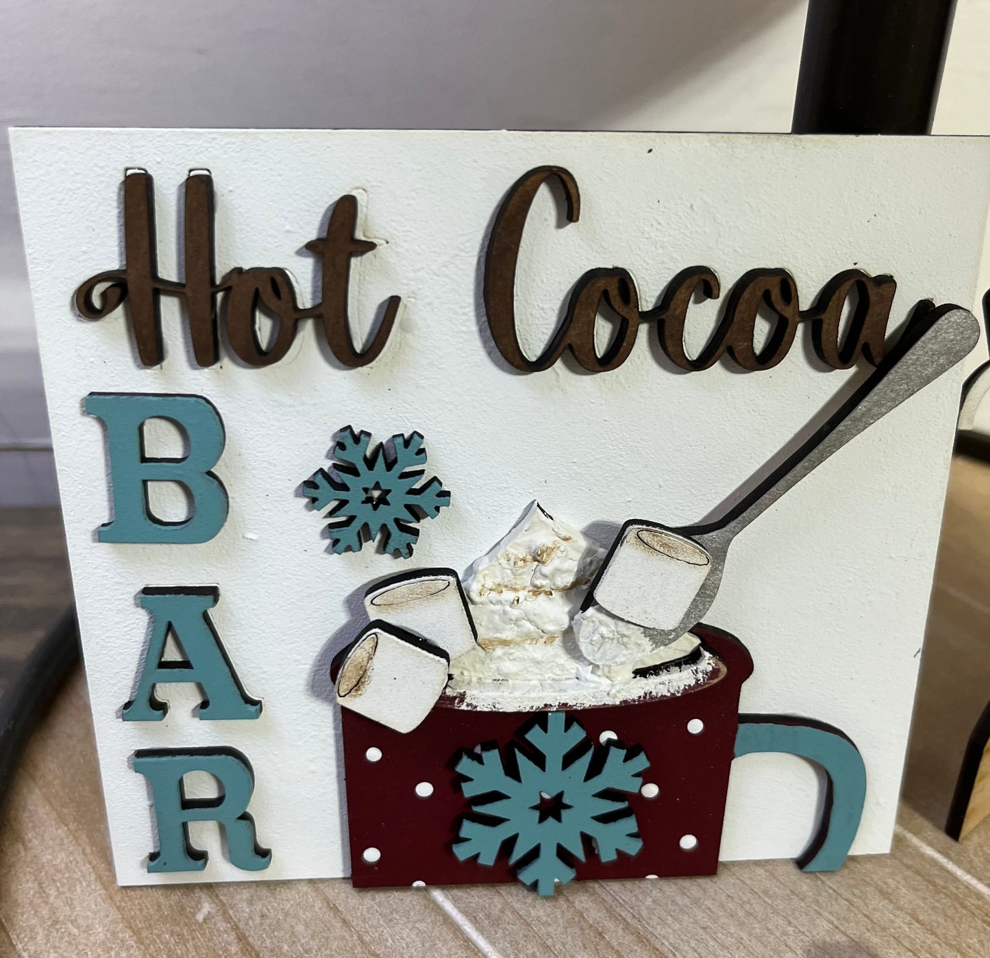 Hot Cocoa Tiered Tray