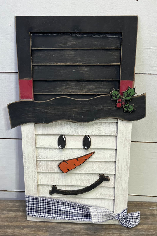 Shutter Snowman
