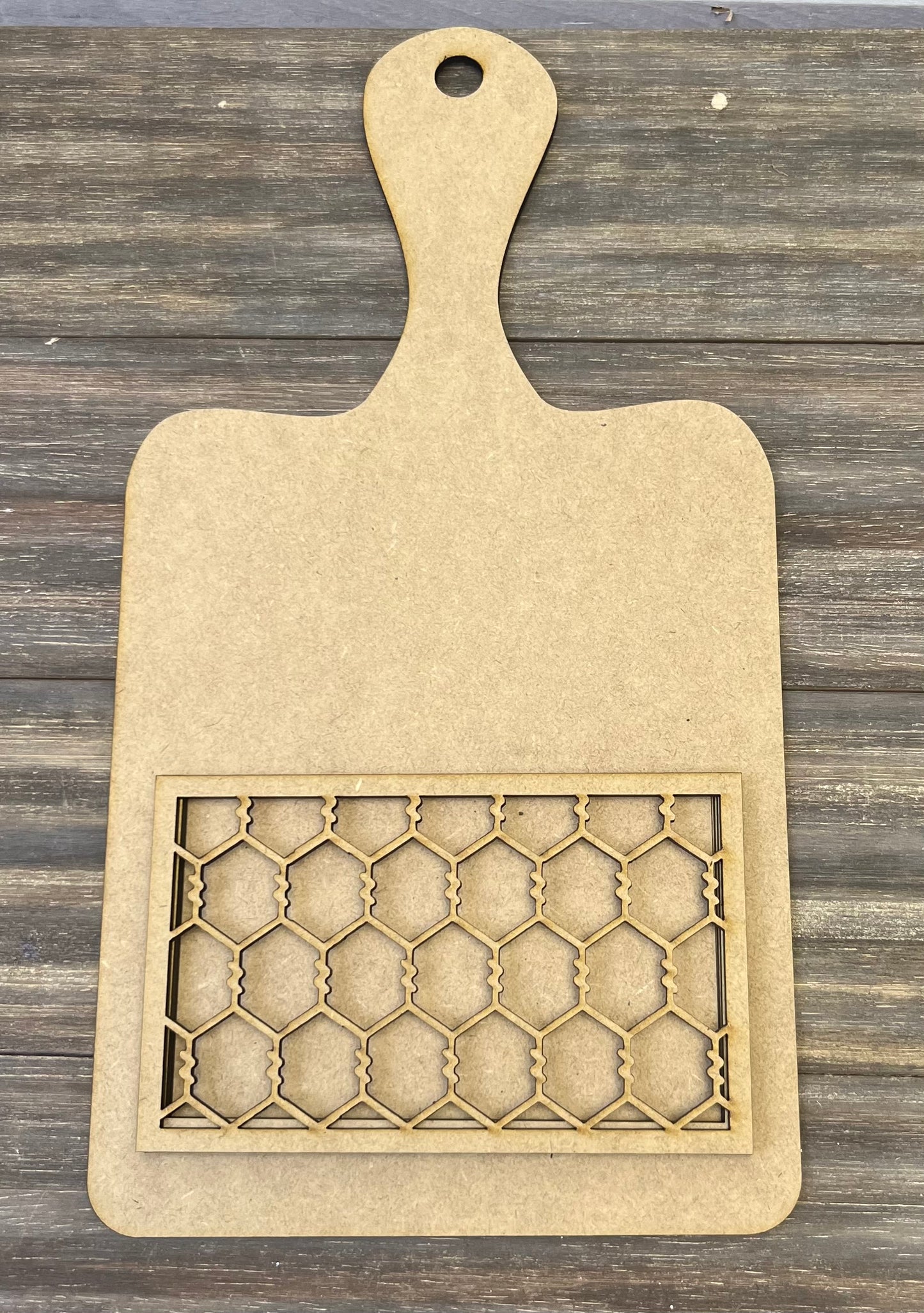 Interchangeable Chicken wire cutting board and Inserts