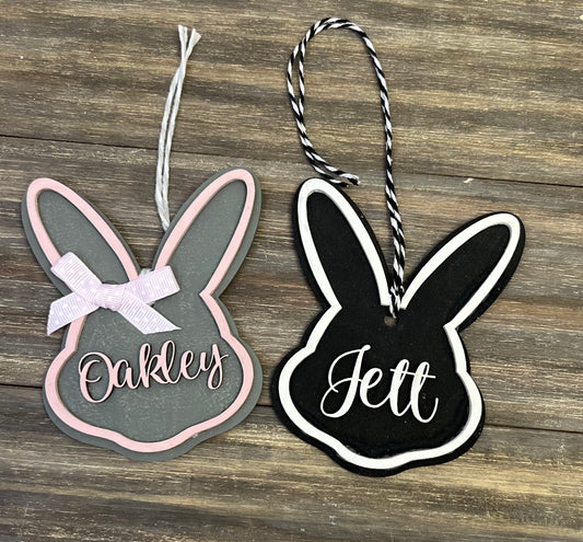 Bunny Easter Basket Tag