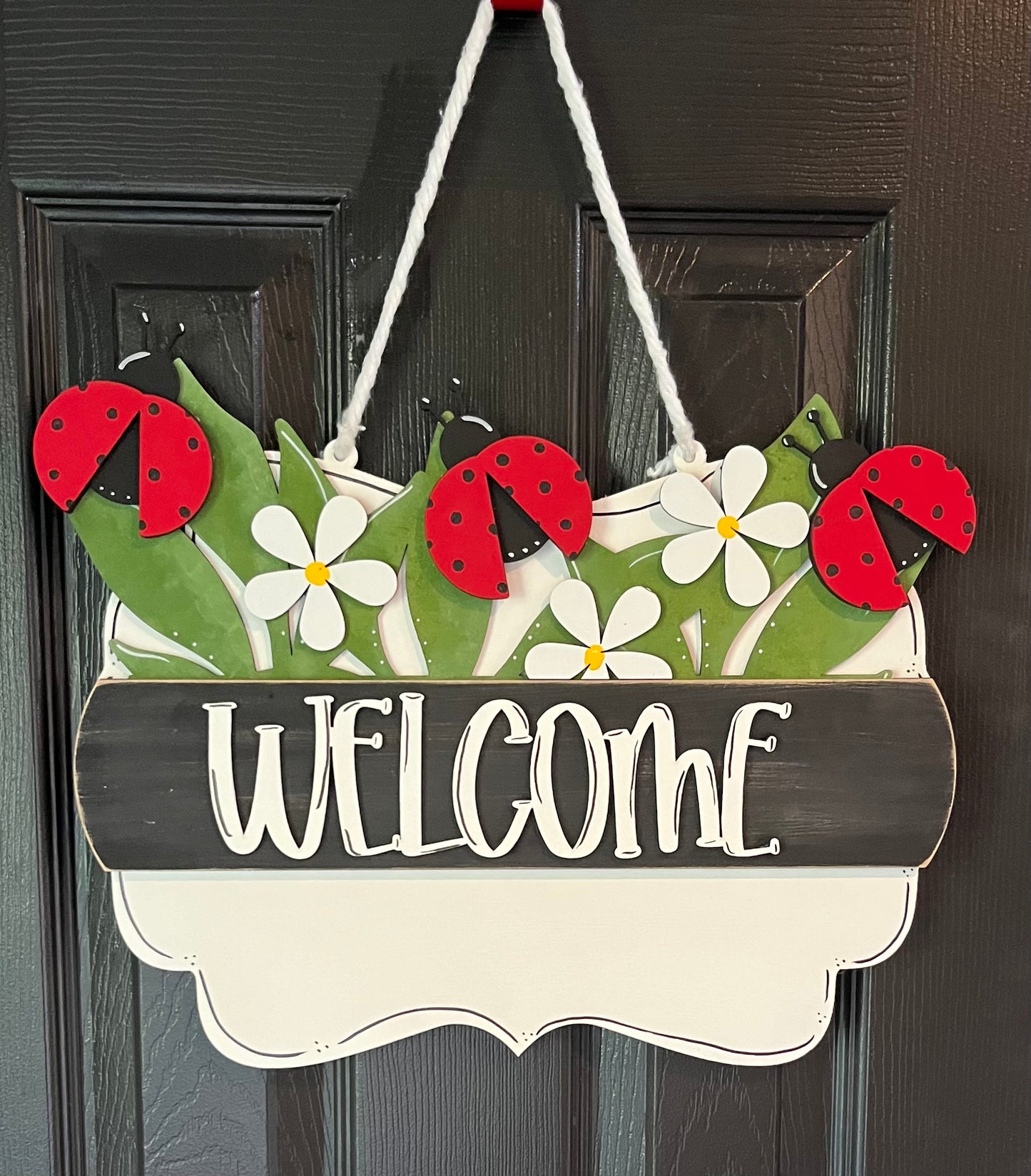 Interchangeable Welcome Door Hanger