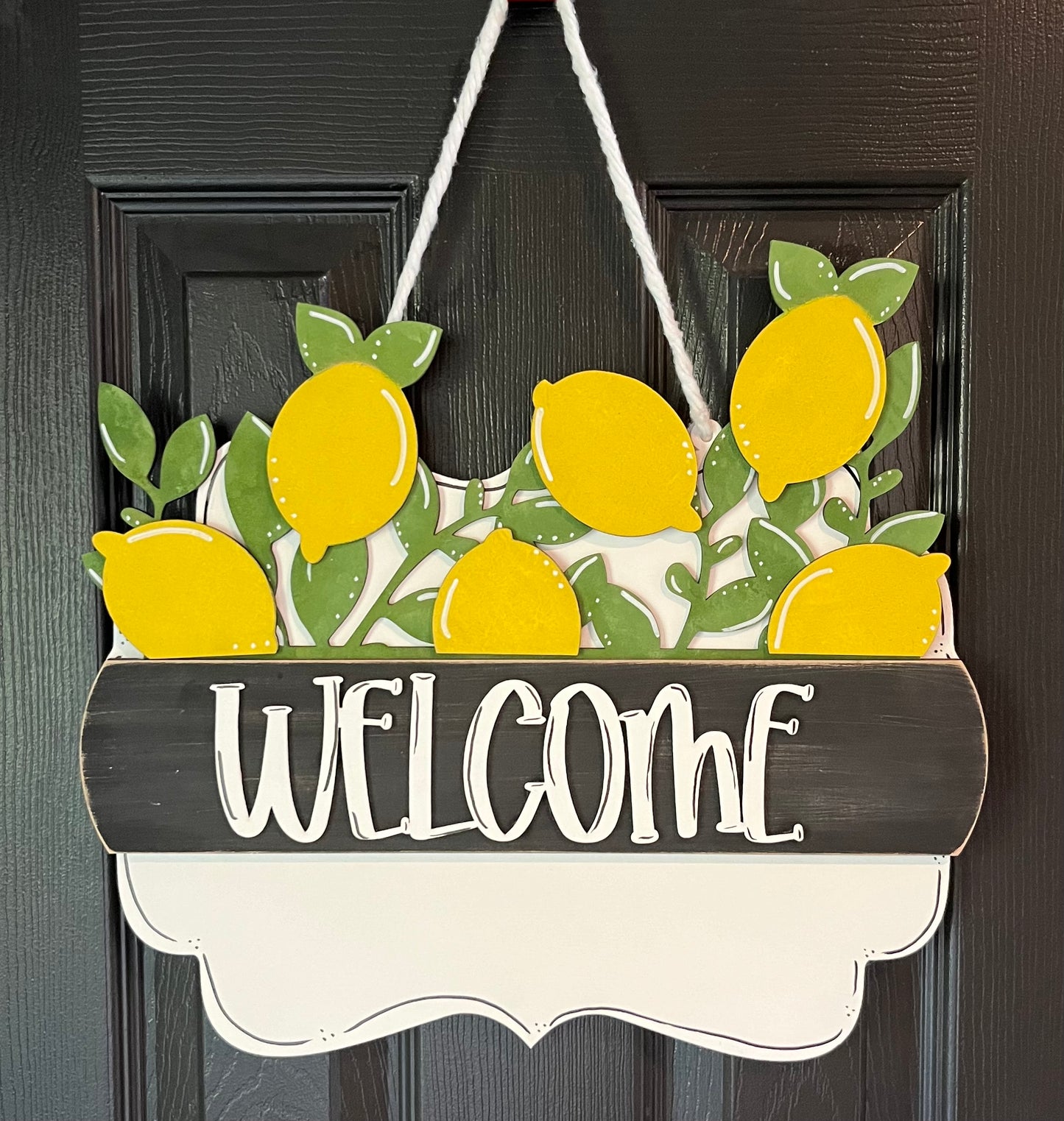 Interchangeable Welcome Door Hanger