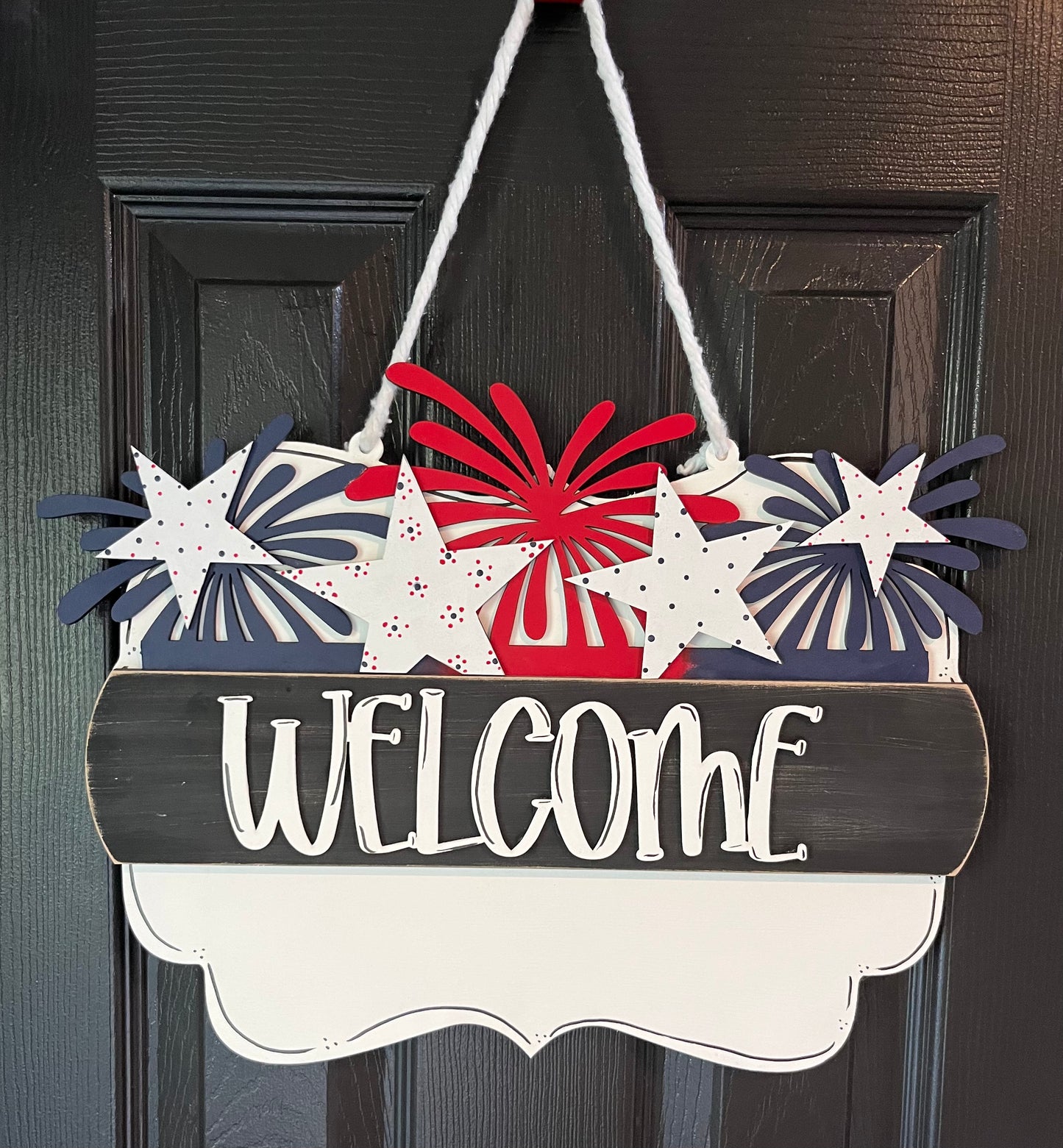 Interchangeable Welcome Door Hanger