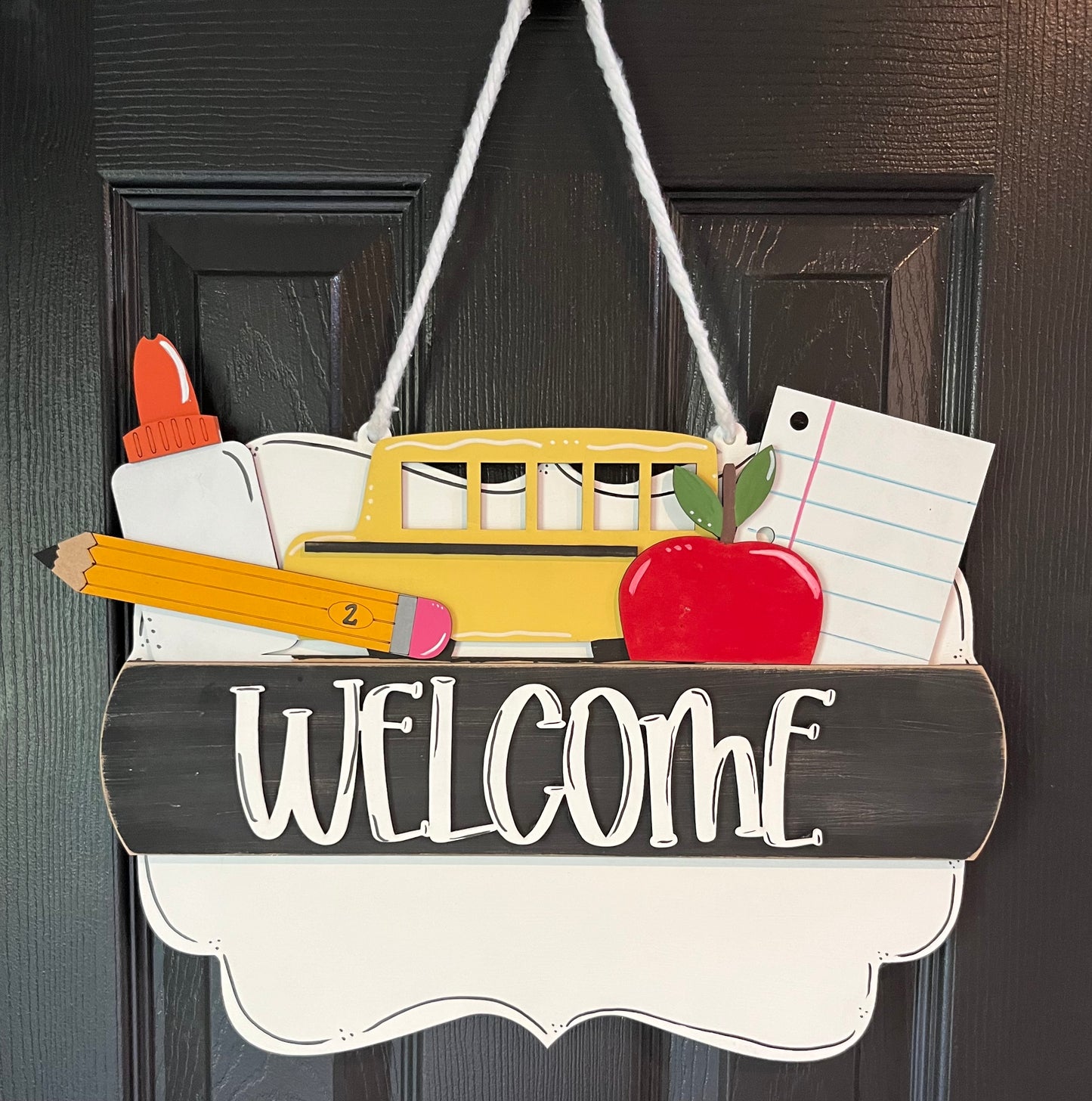 Interchangeable Welcome Door Hanger