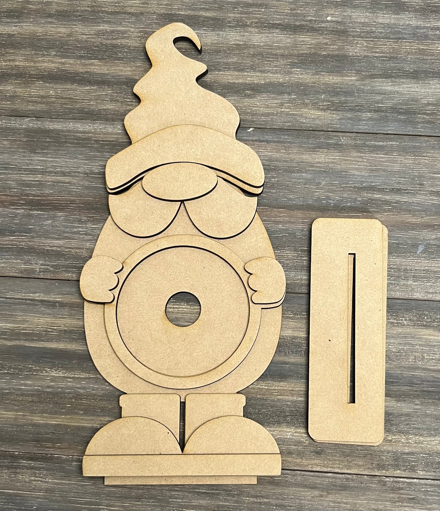 STANDING GNOME JAR LID SIGN INTERCHANGEABLE