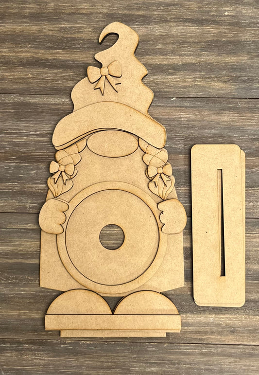 STANDING GNOME JAR LID SIGN INTERCHANGEABLE