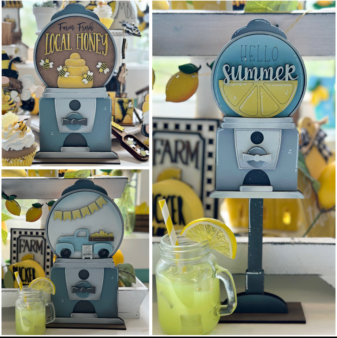 INTERCHANGEABLE GUM BALL MACHINE AND INSERTS