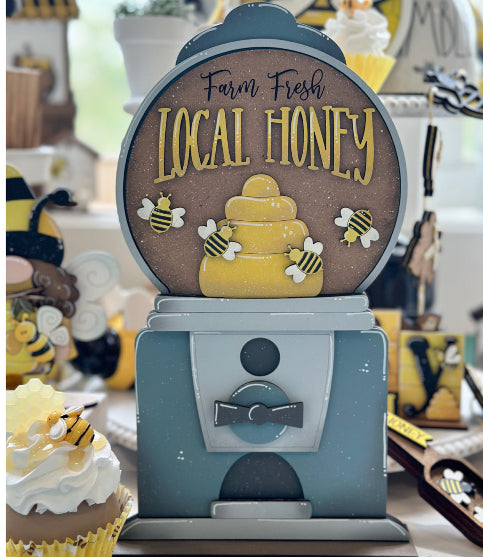 INTERCHANGEABLE GUM BALL MACHINE AND INSERTS