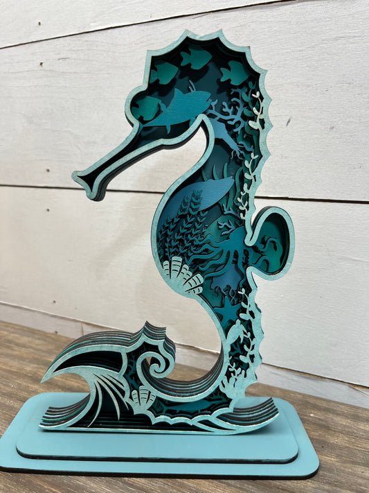 3 DIMENSIONAL SEAHORSE