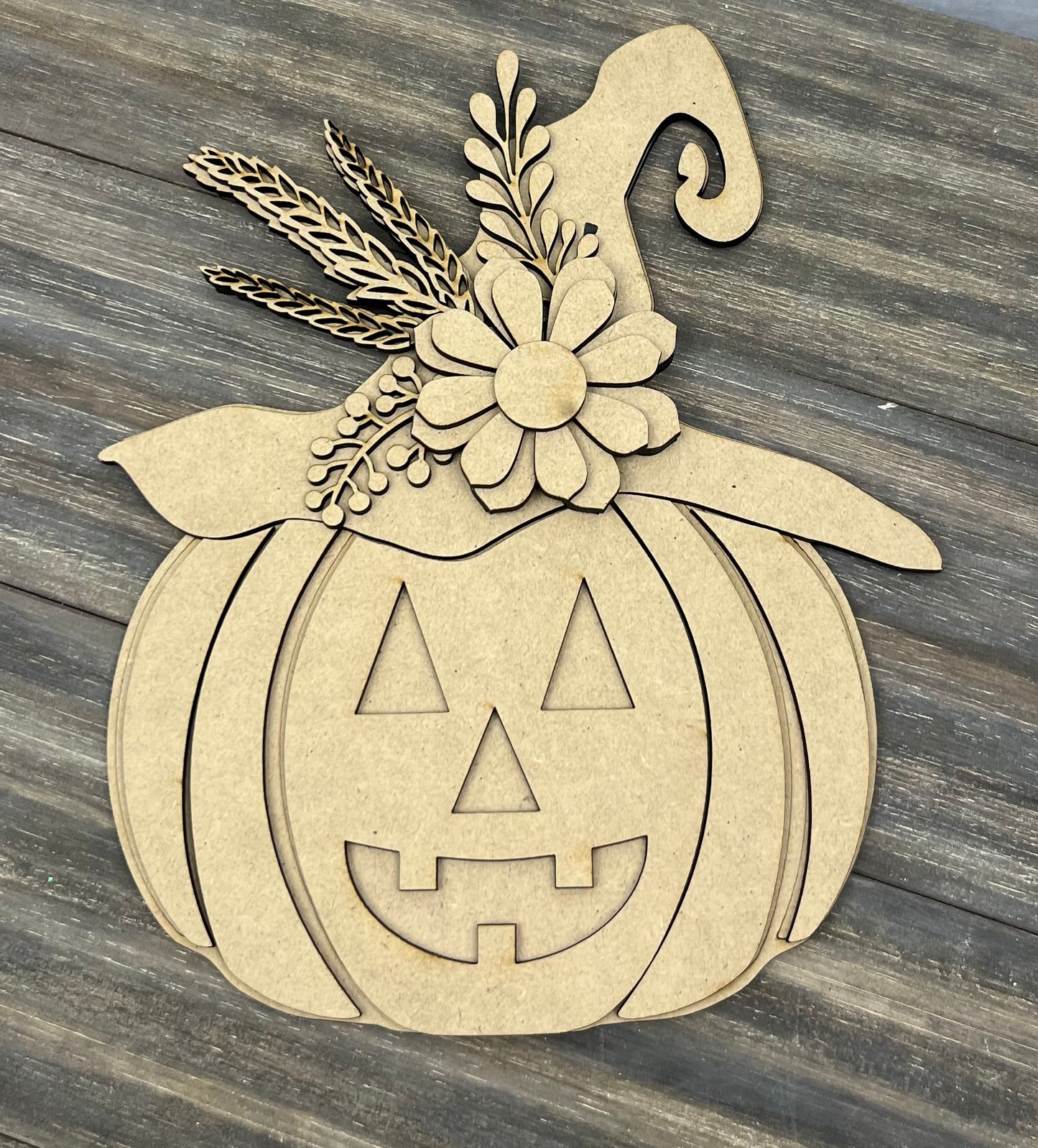 FLORAL JACK-O-LANTERN