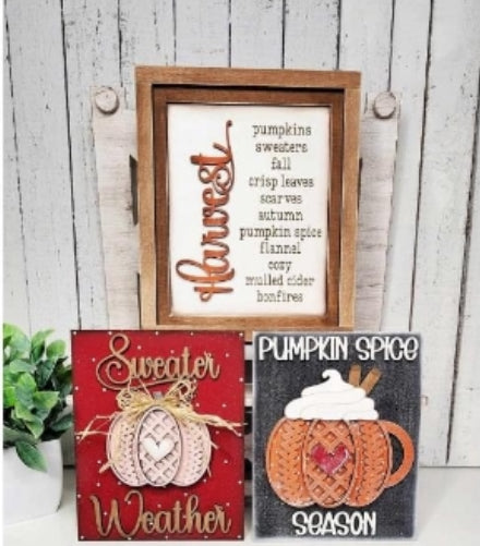 COZY SWEATER PUMPKIN SIGNS