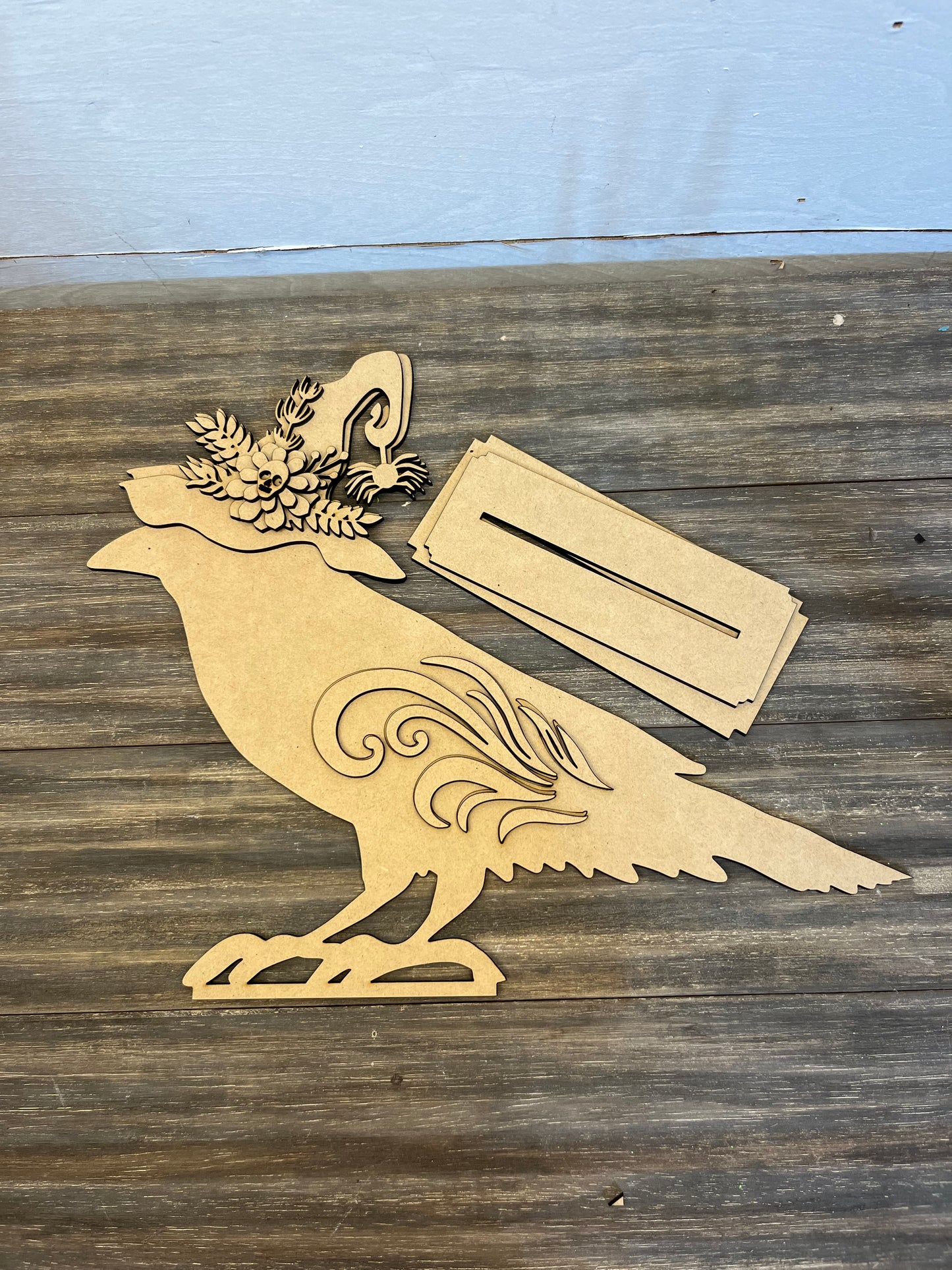 FLORAL RAVEN