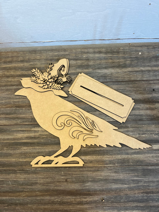 FLORAL RAVEN