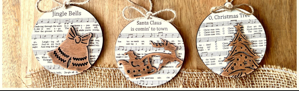 Christmas Music Ornaments