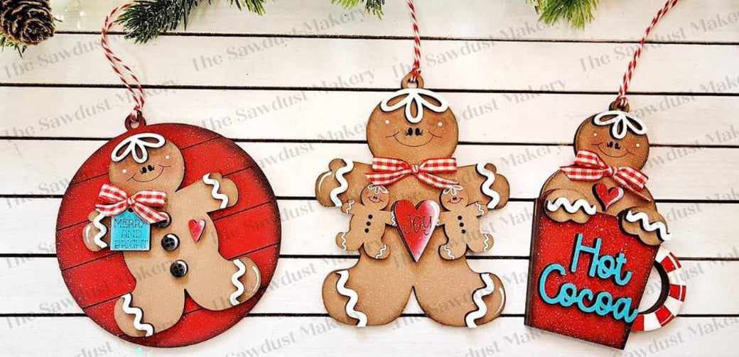 GINGERBREAD ORNAMENTS