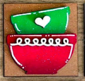 MINI LADDER GINGERBREAD INSERT