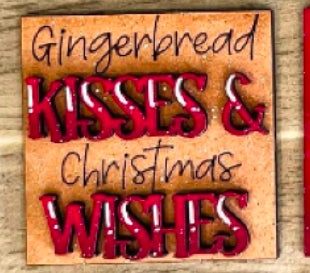 MINI LADDER GINGERBREAD INSERT