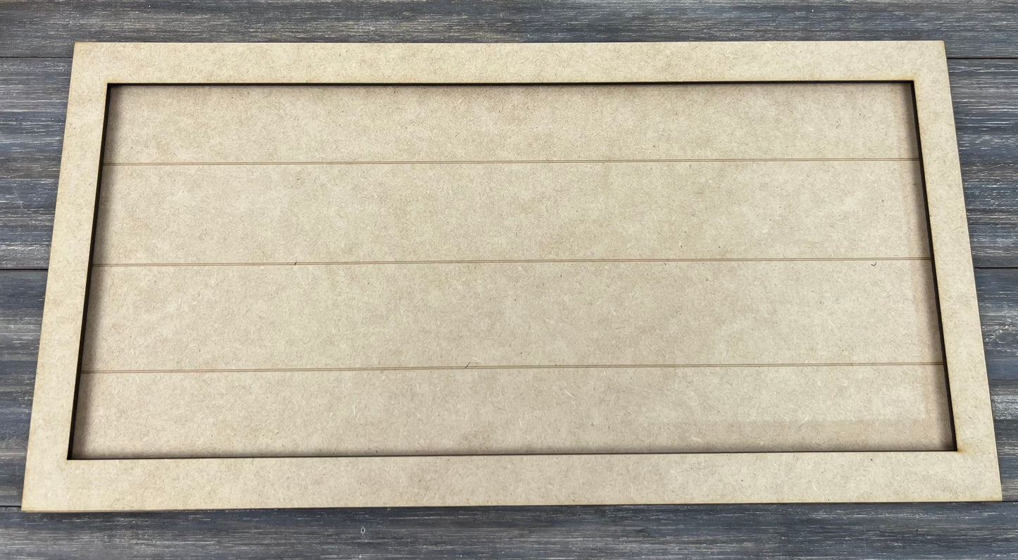 ONE LAYER SIGN HOLDER AND INSERTS