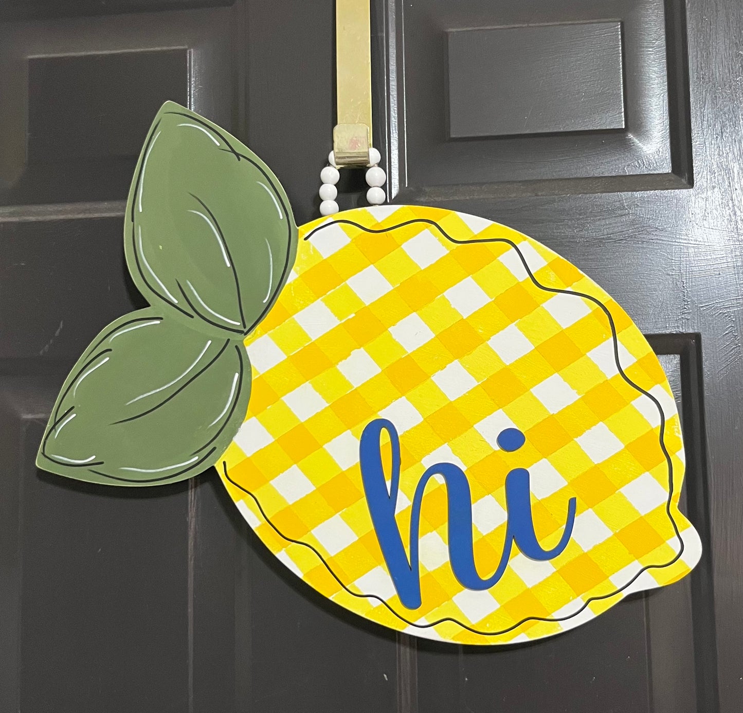 LEMON DOOR HANGER