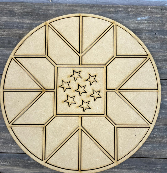 PATRIOTIC BARN QUILT