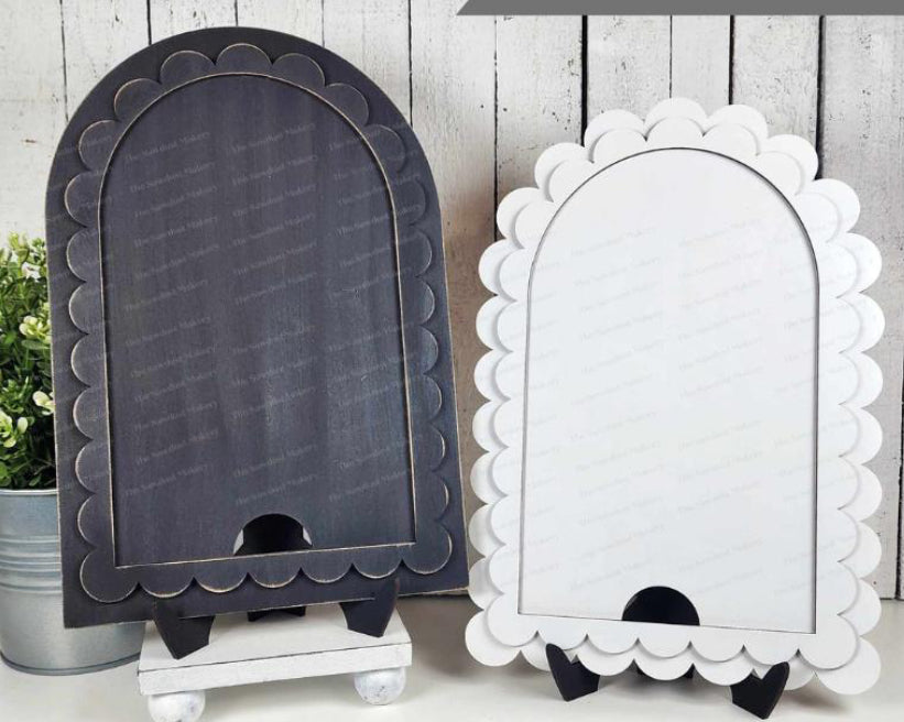 ARCHED SIGN FRAMES AND INSERTS INTERCHANGEABLE