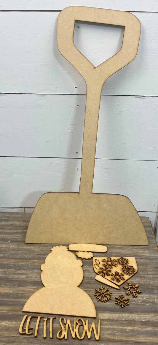 SNOWMAN SHOVEL