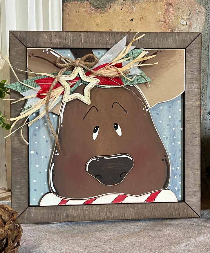 SANTA AND FRIENDS SQUARE SIGNS