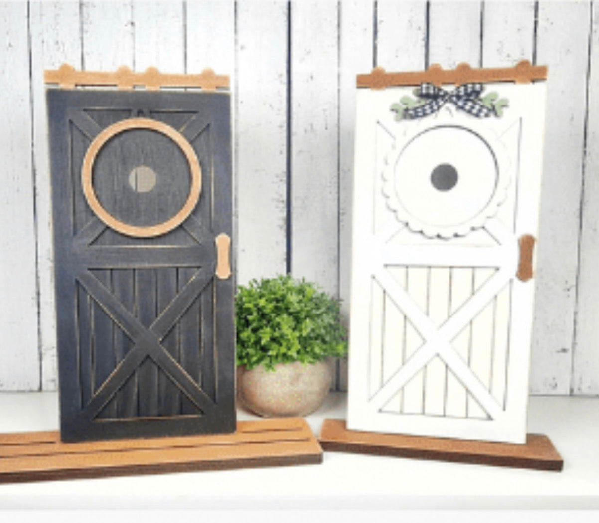 BARN DOOR W/ 3" INSERTS