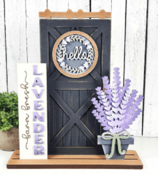 BARN DOOR W/ 3" INSERTS