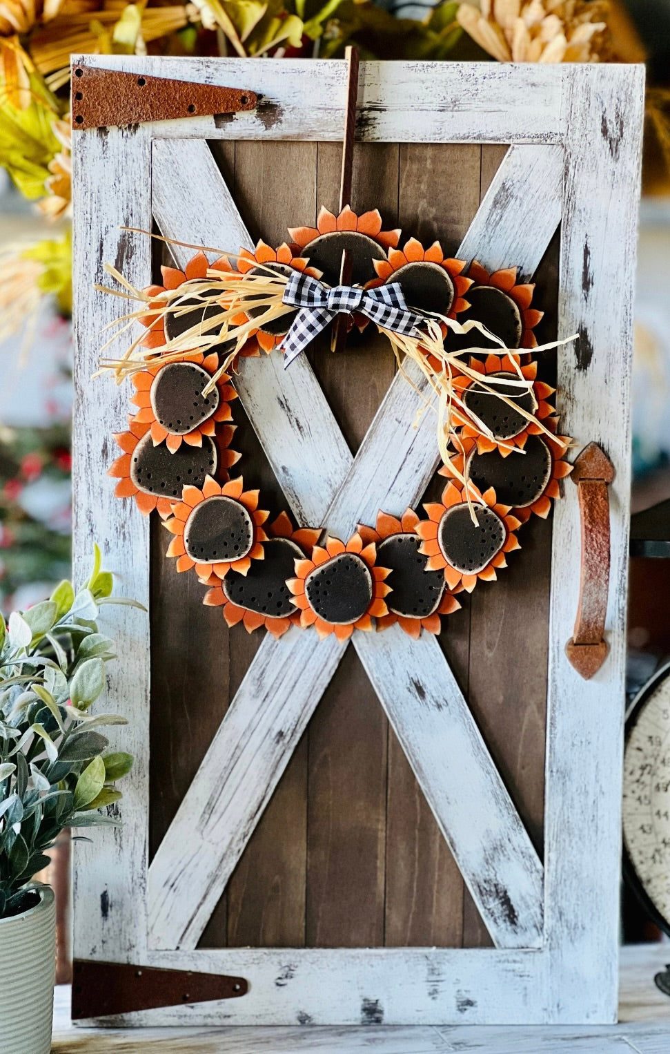 Interchangeable Barn Door Wreath DIY Kit