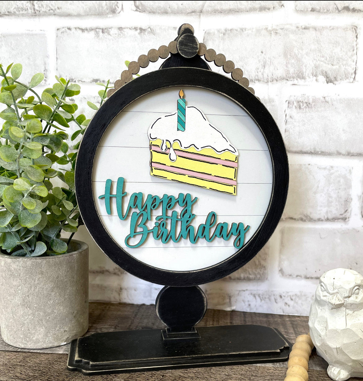 Interchangeable Table Top Sign Inserts