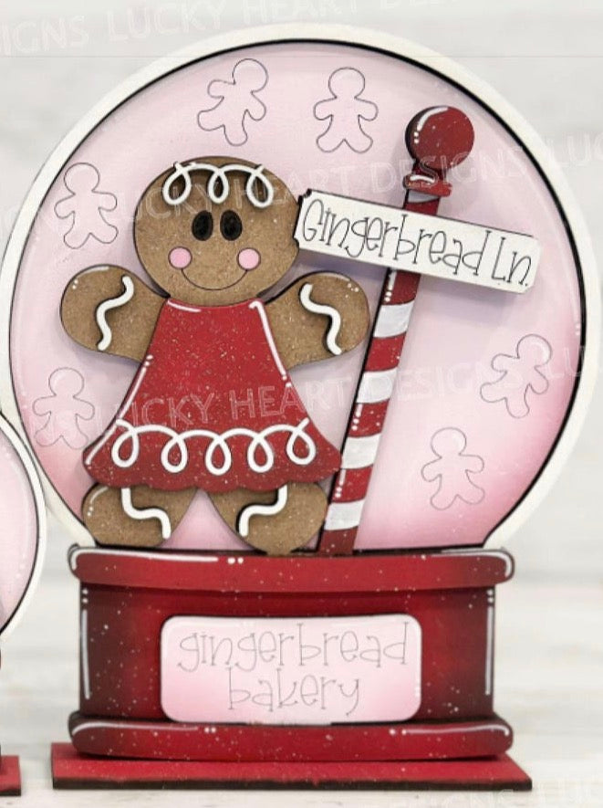 SNOW GLOBE  BUBBLEGUM MACHINE AND HOME SIGN