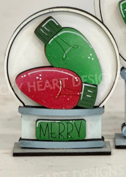 SNOW GLOBE  BUBBLEGUM MACHINE AND HOME SIGN