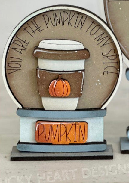 SNOW GLOBE  BUBBLEGUM MACHINE AND HOME SIGN