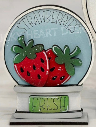 SNOW GLOBE  BUBBLEGUM MACHINE AND HOME SIGN