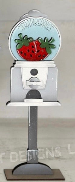 SNOW GLOBE  BUBBLEGUM MACHINE AND HOME SIGN
