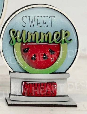 SNOW GLOBE  BUBBLEGUM MACHINE AND HOME SIGN