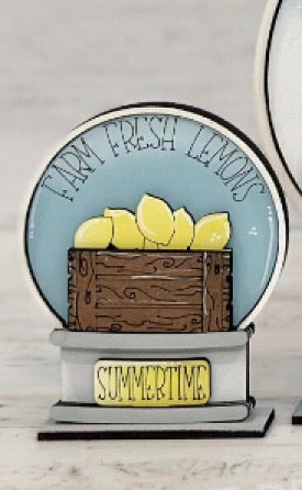 SNOW GLOBE  BUBBLEGUM MACHINE AND HOME SIGN