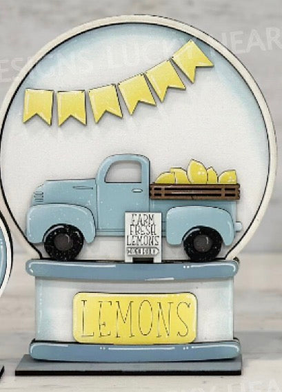 SNOW GLOBE  BUBBLEGUM MACHINE AND HOME SIGN
