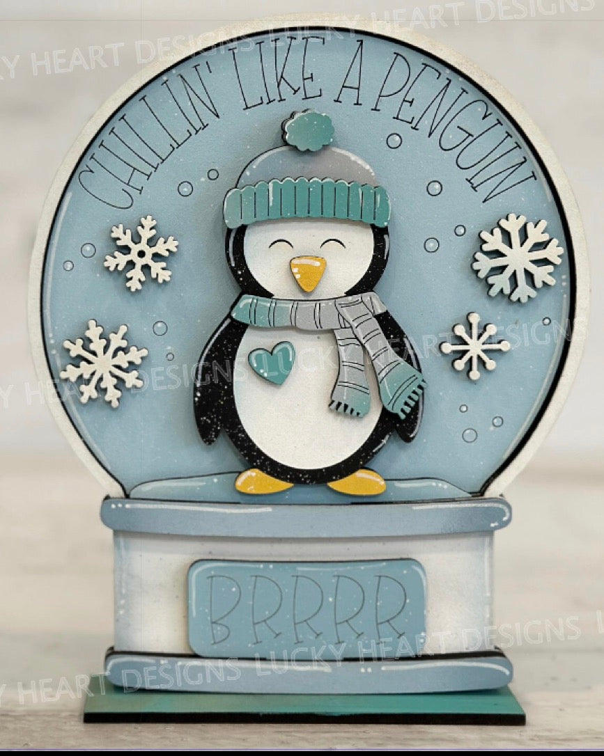 SNOW GLOBE  BUBBLEGUM MACHINE AND HOME SIGN