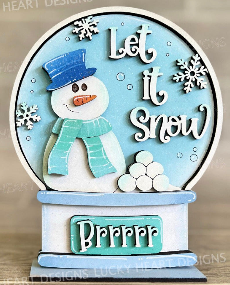 SNOW GLOBE  BUBBLEGUM MACHINE AND HOME SIGN