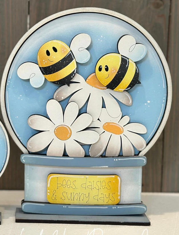 SNOW GLOBE  BUBBLEGUM MACHINE AND HOME SIGN