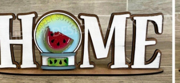 SNOW GLOBE  BUBBLEGUM MACHINE AND HOME SIGN