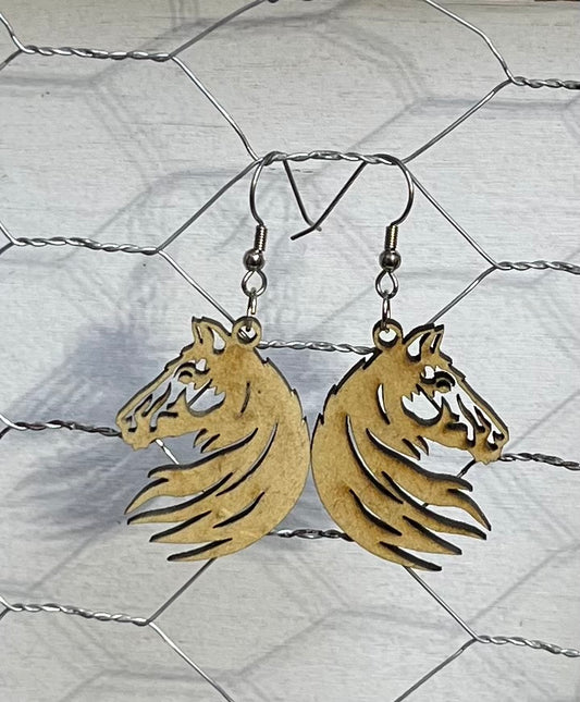 Horse Head Earrings